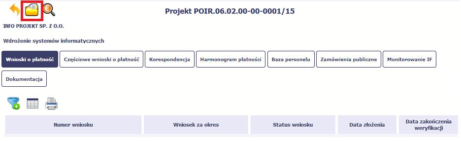 3.2. Zakładki Możesz przejść na kolejne zakładki na ekranie. Aby to zrobić, kliknij przycisk, który odpowiada nazwie danej funkcjonalności. 3.3. Moje dane Możesz podejrzeć swoje dane, zarejestrowane w systemie.