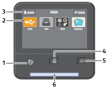 Pierwsze kroki Zapewnia dostęp do menu Tools (Narzędzia) oraz Setup (Ustawienia). Wyświetla komunikaty odnośnie braku papieru, konieczności wymiany materiałów eksploatacyjnych i zacięć papieru.