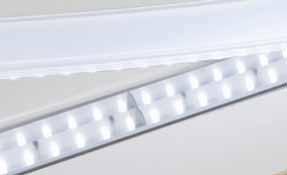 LED Twin-Stick 2 Small plug-in LED stick without dark zones Introduction Power supply track system 202 021 232 02 LED Twin-Stick 2 200mm 48 LED 3,0W ww colour appearance ww (warm white) appr.