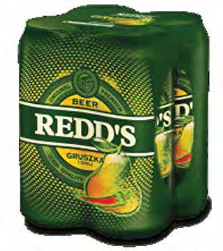 Redd s żurawina 4x500 ml 11 33 Piwo Redd s gruszka i