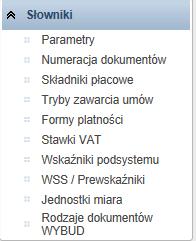 Słowniki Za pomocą możemy rozwinąć ustaloną wcześniej listę Jednostek budżetowych oraz Rachunków bankowych i wybrać odpowiednie. 4.