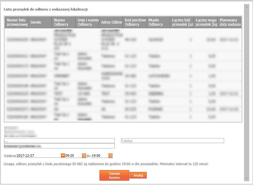 WebTrucker instrukcja obsługi v. 2.4 7 2.2 SZABLON PRZESYŁEK Na stronie Dodaj przesyłkę można wypełnić szybko wszystkie pola, wybierając zapisany wcześniej szablon.