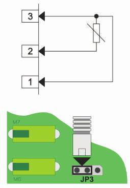 rodzaju wejœcia - parametr 2 () (zwora JP3 ) - ustawienie akcji ON-OFF na progu steruj¹cym - wyzerowane parametry 18, 19 i 20 (= = =0) - histereza progu steruj¹cego w akcji ON-OFF - wartoœæ parametru