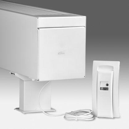 Usytuowanie podzielników ciepła Podzielniki ciepła na konwektorach kompaktowych Kermi Konwektory kompaktowe Kermi nadają się do zainstalowania powszechnie stosowanych 2-czujnikowych podzielników