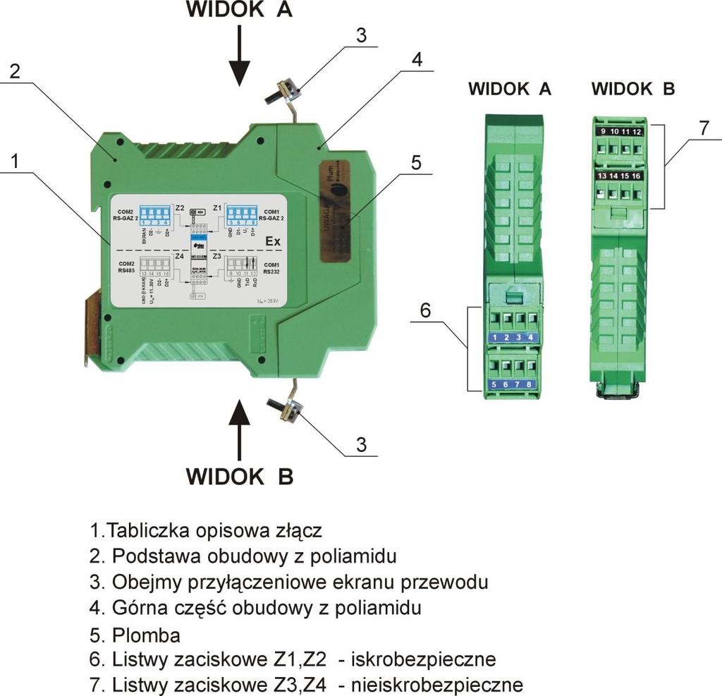 Rys.1.2.1. Widok interfejsu INT-S II/CM 2.