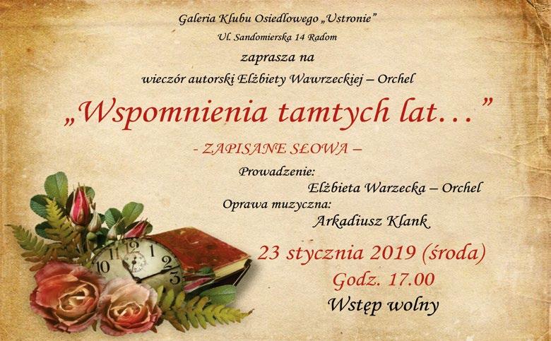 Kulturalnego Spółdzielni Mieszkaniowej USTRONIE.