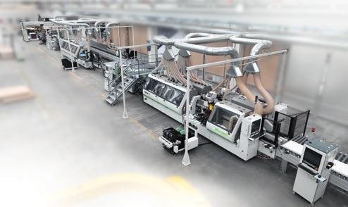 PROJEKTOWANIE ZINTEGROWANYCH LINII PRODUKCYJNYCH O DŁUGOŚCI PRZEKRACZAJĄCEJ 100 METRÓW BiesseSystems oferuje całościowy system usług konsultingowych oraz realizację projektów dla firm, które