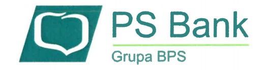 BS W PIASECZNIE (BSP0620, BSP0724) BANK SPÓŁDZIELCZY W PIASECZNIE Wyniki finansowe 1H'16 2H'16 1H'17 Zm. h/h Zm.