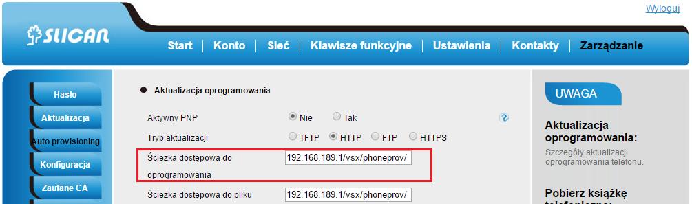59 9.4. Pobieranie/przywracanie konfiguracji Telefon umożliwia tworzenie kopii zapasowych konfiguracji i późniejsze przywracanie konfiguracji z pobranego pliku.