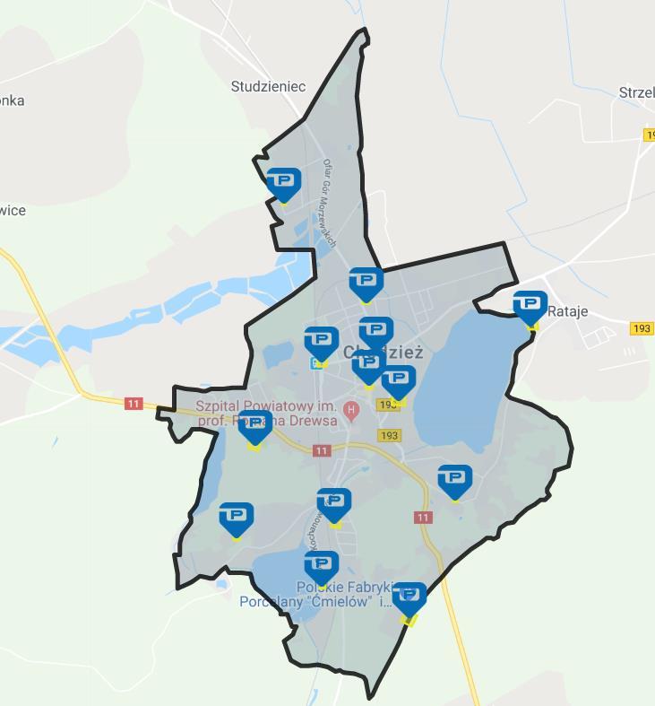 Załącznik nr 1 Obszar i strefy funkcjonowania systemu CHROMEK I. Strefy CHROMEK-ROOVEE PARK 1. Tzw.