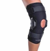 Orteza z regulacją kąta zgięcia Deluxe Hinged Knee Wraparound/Sleeve NFZ: J.