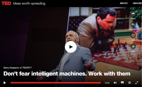 present Garry Kasparov, former world