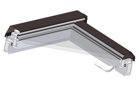 Okna dachowe PVC SKYLIGHT Okna dachowe PVC SKYLIGHT technicznie odpowiadają systemowi SKYLIGHT PREMIUM. Estetyczny, prosty profil nadaje produktowi atrakcyjny i nowoczesny wygląd.