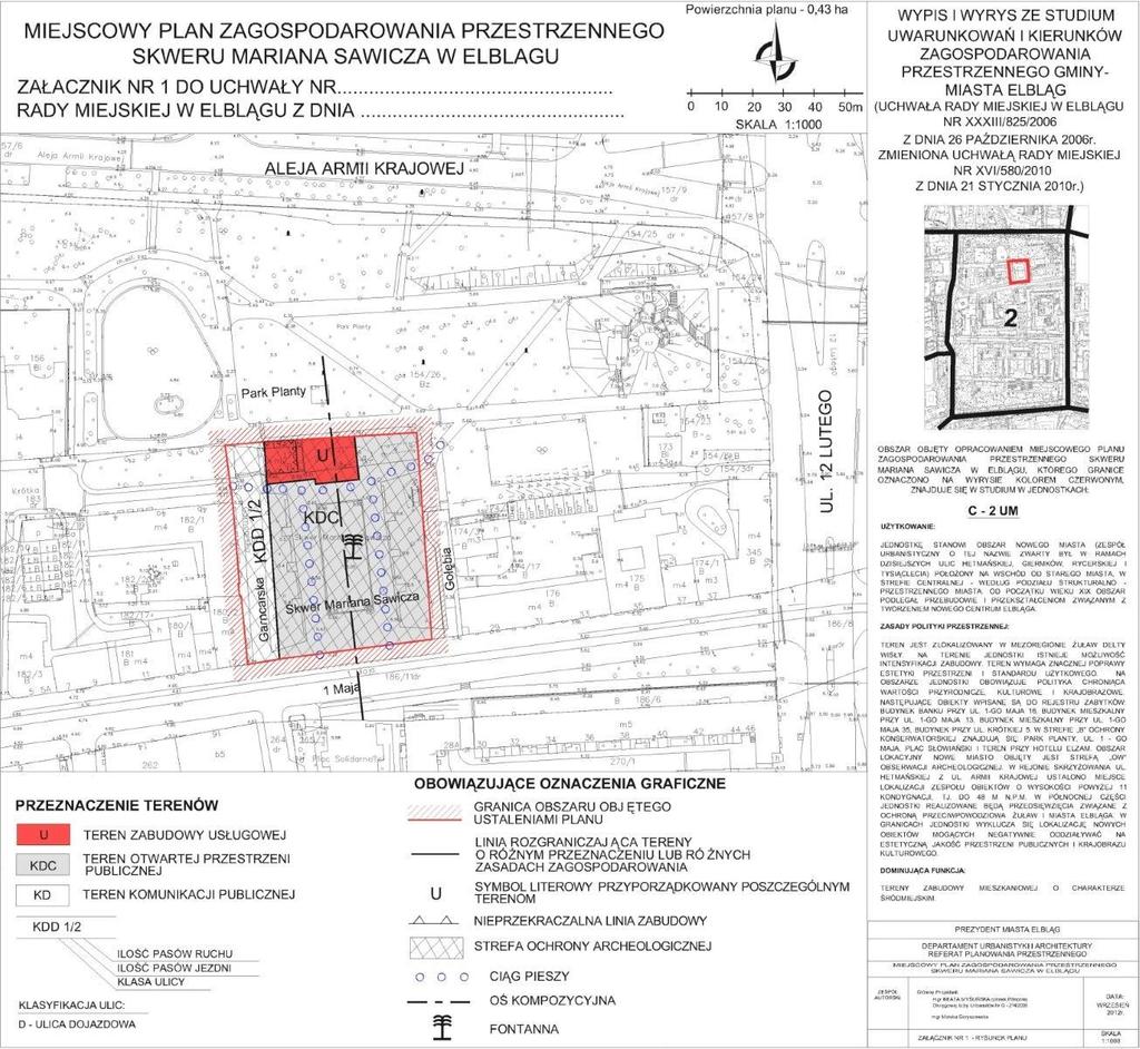 Załącznik Nr 1 do Uchwały Nr XVII/431/2012 Rady