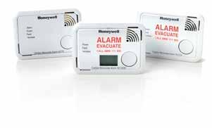 CO Oferta Detektorów tlenku węgla serii X Honeywell oferuje trzy wersje detektorów tlenku węgla serii X