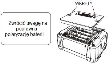 7. WYMIANA BATERII NIEBEZPIECZEŃSTWO Nie wolno otwierać pokrywy komory baterii jeśli powierzchnia miernika jest wilgotna. Nie wolno otwierać pokrywy komory baterii w czasie prowadzenia pomiarów.