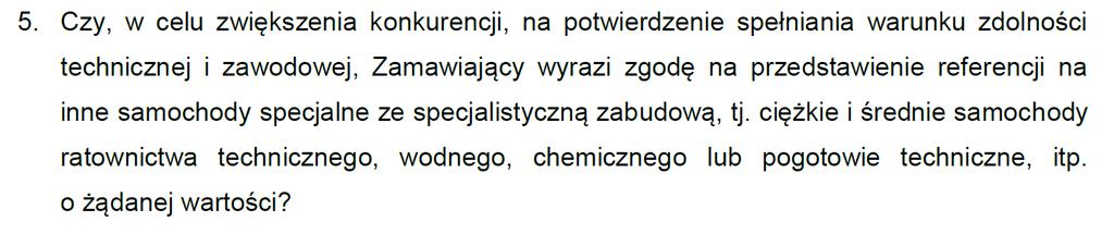 Warszawa, 2 kwietnia 2019 r. SIWZ Dot. Rozdz. VI, pkt 6.1. Pytanie 1.