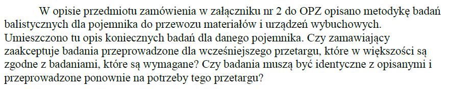 Rozdz. VI, ust. 8.2. Pytanie 2. Dot. Pytanie 3.