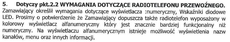 Pytanie 30. Zamawiający informuje, że ma na myśli Deklarację Zgodności wraz z dokumentami określonymi decyzją 171/MON z dnia 27 października 2017 r. (Dz.