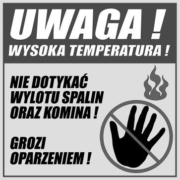 Po przejściu do fazy Stop (a nawet po wyłączeniu i ponownym włączeniu zasilania) sygnalizacja przegrzania nie gaśnie. Umożliwia to użytkownikowi ustalenie przyczyny wyłączenia pieca.