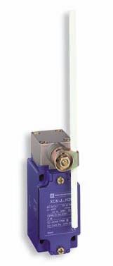32 22 3 2 Osiswitch XCKJ àczniki kraƒcowe Klasyczne- XCKJ, kompletne z opóênieniem 3 bieguny N/C + Wersja metalowa XCKJ, korpus kompaktowy, zgodne ze standardem EN 5004 Rodzaj dêwigni Metalowy