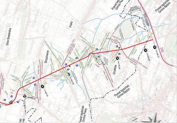 Gmina przygotowała projekty techniczne budowy kanalizacji sanitarnej i wymiany wodociągu w pasie DW