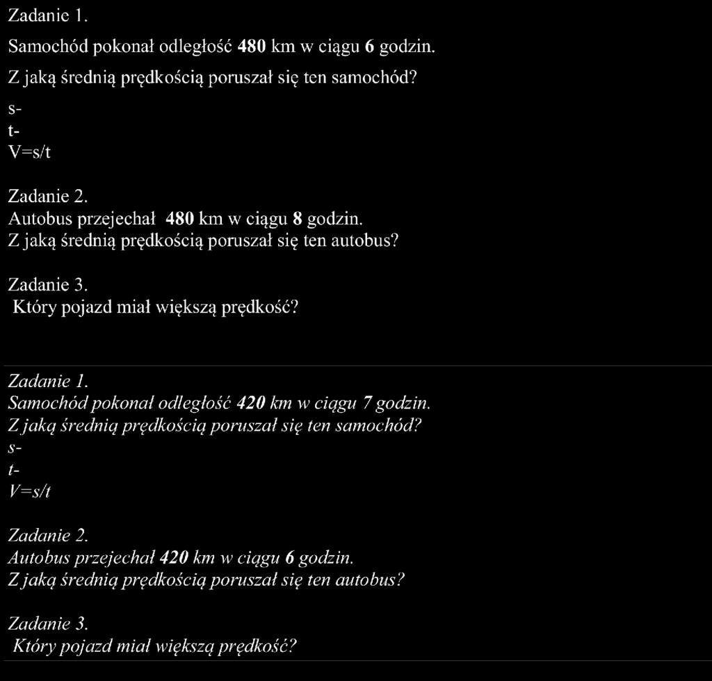 KONSPEKT LEKCJI MATEMATYKI W KLASIE 6