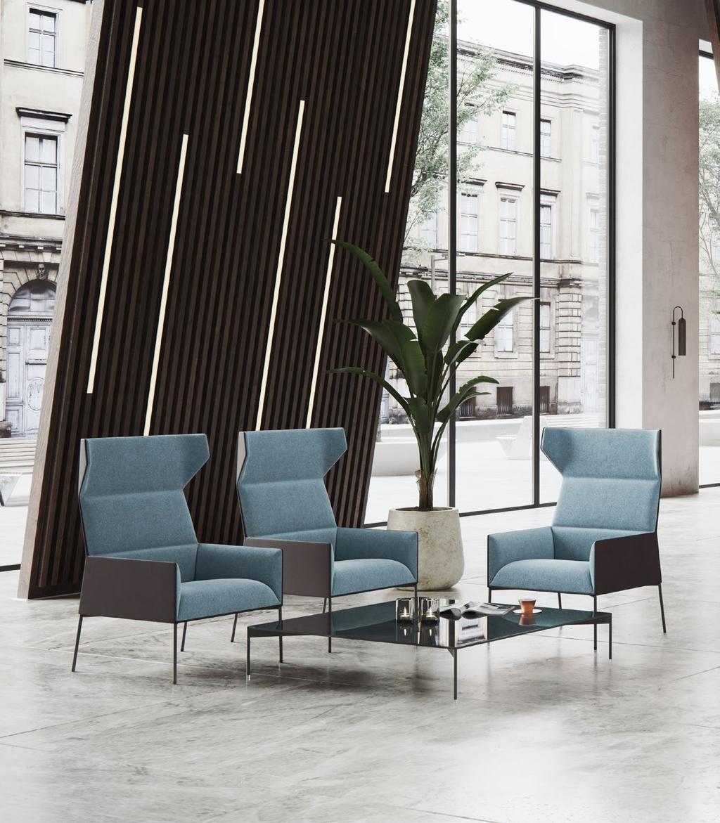 Chic Air został zaprojektowany z myślą o nowoczesnych, minimalistycznych przestrzeniach z potrzeby stworzenia siedzisk, które wpasowałyby się w ich estetykę.
