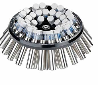 218 219 Rotory do 5910 R/5920 R Rotory do 5910 R CENTRIFUGES AND ROTORS Rotor FA-20x5 > > 20 miejsc na Eppendorf Tubes 5.0 ml > > Prędkość maks.: 20 913 g (13 100 obr.