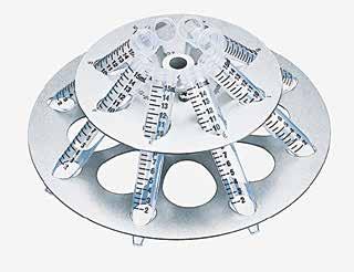 001 354,00 Rotor F-40-36-12 12 32 mm 36 1,5 ml 5490 040.007 447,00 Rotor F-45-36-15 15 45 48 mm 3) 36 3,0/5,0 ml 5490 035.003 354,00 Rotor F-45-16-20 20 42 55 mm 3) 16 6,5/10 ml 5490 043.