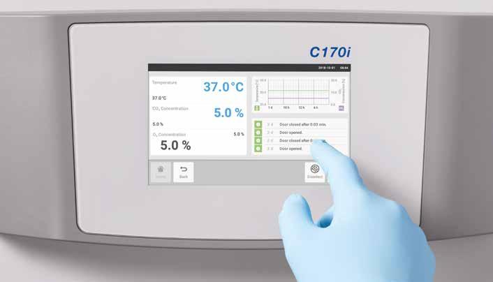 318 319 Cell Handling Cell Handling CellXpert C170i Postaw na nowoczesne rozwiązania w hodowli komórek Szukasz inkubatora CO 2 w klasie 170L zapewniającego elastyczne możliwości na przyszłość, łatwy