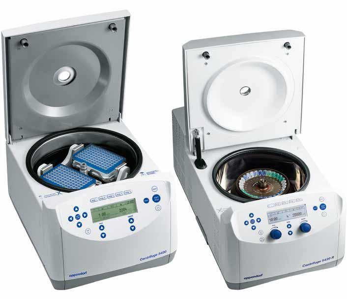 424 425 Centrifuge 5430/5430 R Centrifuge 5702/5702 R/5702 RH CENTRIFUGES AND ROTORS CENTRIFUGES AND ROTORS * Centrifuge 5702/5702 R/5702 RH służy do rozdzielania mieszanin substancji o różnej