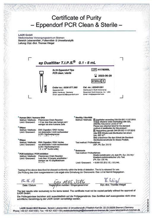 46 47 Liquid Handling Liquid Handling PURITY GRADES 