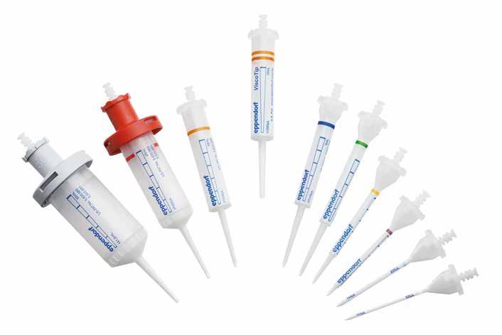 Różnorodność i wybór Dostępne są 4 stopnie czystości (Eppendorf Quality, PCR clean, Biopur i Eppendorf Forensic DNA Grade), według których można idealnie dobrać odpowiednią Combitip do własnych