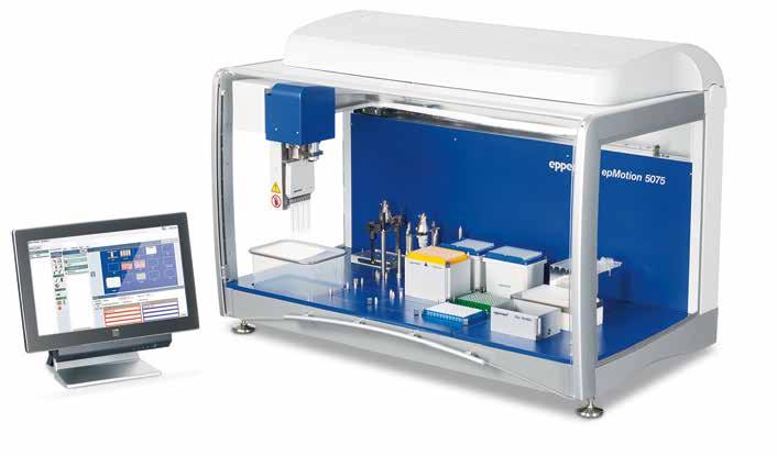 wbudowanym urządzeniem Eppendorf ThermoMixer LIQUID HANDLING WORKSTATIONS Zastosowania > > Jak 5075l, plus > > Izolacja z zastosowaniem kulek połączona z mieszaniem i termostatowaniem