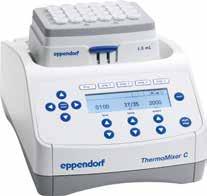 98 99 SELECTION GUIDE SELECTION GUIDE Model Eppendorf ThermoMixer C ThermoStat C Eppendorf ThermoMixer F0.5 Eppendorf ThermoMixer F1.5 Eppendorf ThermoMixer F2.