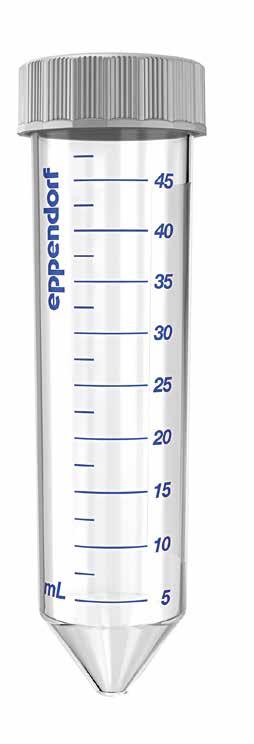 120 121 Eppendorf Conical Tubes 15 ml i 50 ml TUBES Opis Conical Tubes 15 ml i 50 ml poszerzają zakres objętości oferowany przez Eppendorf Tubes.