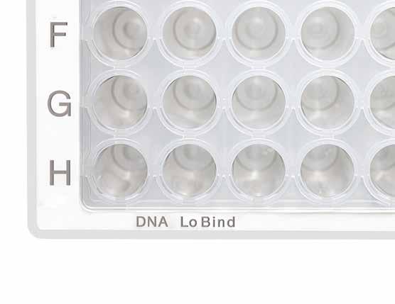 130 131 DNA LoBind Plates DNA LoBind Tubes PLATES Opis DNA LoBind Plates poprawiają odzysk kwasów nukleinowych, zmniejszając ich adsorpcję do ścian probówki.