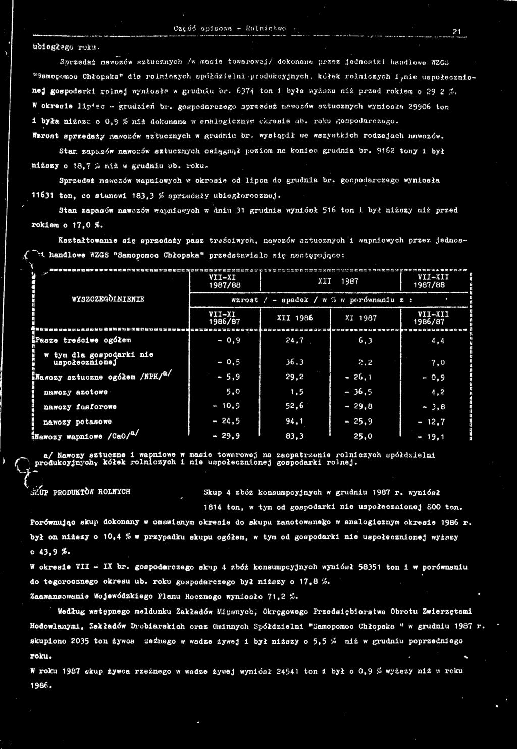 6374 to yłe wyższ ż przed rokem o 29 2 %. W okrele pec - grdzeń r. gospodrczego sprzedż wozów sztczych wyosło 29906 to. ył ższe o 0,9 % ż doko w logczym okrese. rok gospodrczego.