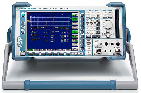 IV.2.1 Analizator widma Rysunek 3 firmy Rohde&Schwarz Analizator widma typu FSP IV.2.2 Analizator