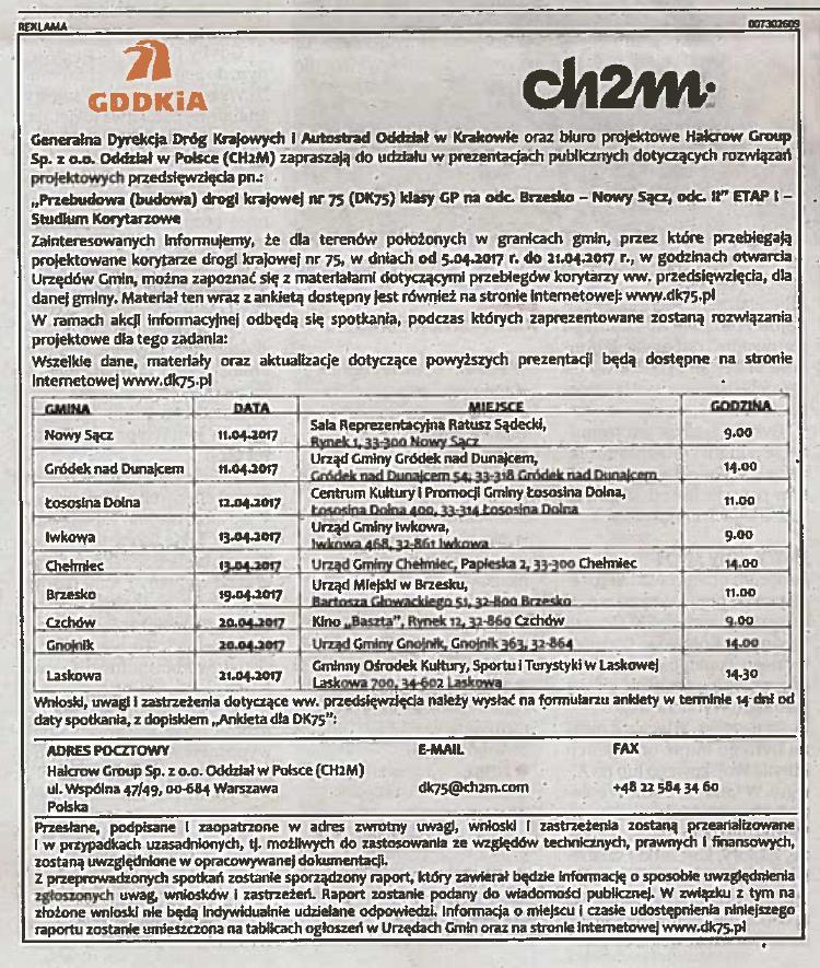 Rysunek 2 Ogłoszenie prasowe-