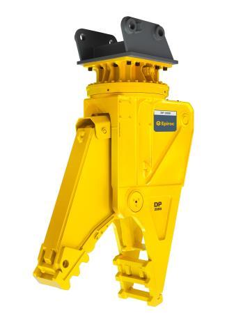 System rozprowadzania oleju w układzie obrotowym zastępuje węże hydrauliczne i zapobiega przeciekom Wysoka wydajność prac wyburzeniowych dzięki zastosowaniu układu Speed Valve i dużym przekrojom
