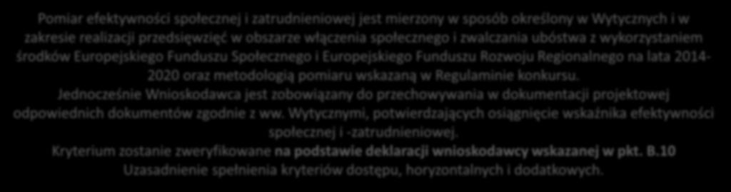 Szczegółowe kryteria dostępu - 9.1.4 