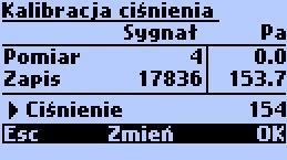 3.4.6.5.2. Kalibracja ciśnienia Po wejściu w opcję Kalibracja ciśnienia wyświetlony zostanie ekran ostrzegawczy, pokazany poniżej. Rysunek 33. Ekran ostrzegawczy przed wejściem w procedurę kalibracji.