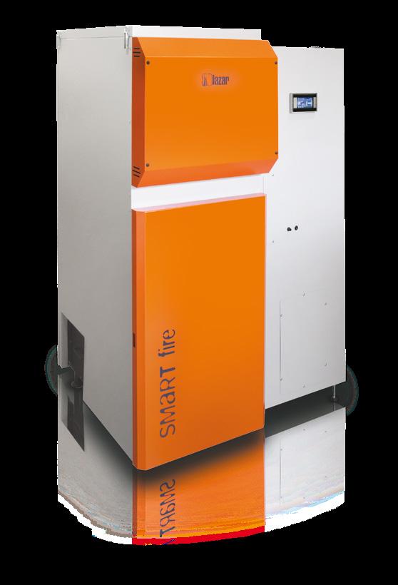 ktły pelletwe Z ZASBNIKIEM Z BKU SMART FIRE 69/8 Wyce prawny kcił pelletwy z autmatyczną bługą raz nwczeną i wygdną regulacją.