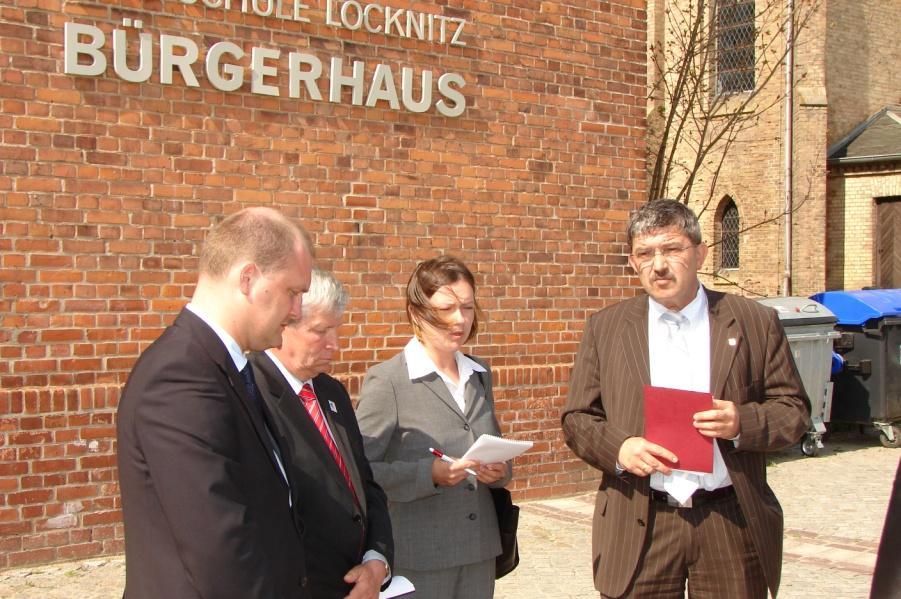 WCZEŚNIEJSZE EDYCJE PROJEKTU VORHERIGE PROJEKTZEITRÄUME Otwarcie Punktu Kontaktowo-Doradczego w Löcknitz,