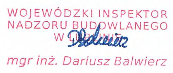 DECYZJA NINIEJSZA JEST OSTATECZNA Na nznze;szą decyzję przysługuje uprawnionym prawo wniesienia sprzeciwu do Wojewódzkiego Sądu Administracyjnego w Lublinie za moim pośrednictwem z zachowaniem