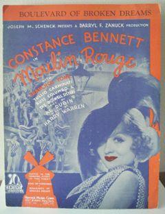 Rouge, nagrał ją Bennet nagrał w nową poster duecie wersję, nagrywał 1934 ze płycie Stingiem tym tę "Boulevard piosenkę razem na albumie z silnymi po.