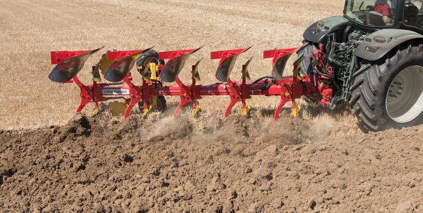 Perfekcyjne wmieszanie Ekonomia Oszczędność paliwa Moduł rozszerzający TRACTION CONTROL przenosi ciężar z pługa na traktor. Dzięki takiemu prowadzeniu siły tylne koła traktora są stale obciążone.