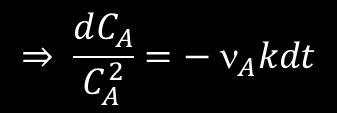 a) A produkty v = 1 υ i dc A dt =